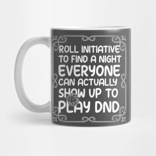 Roll Initiative DND Mug